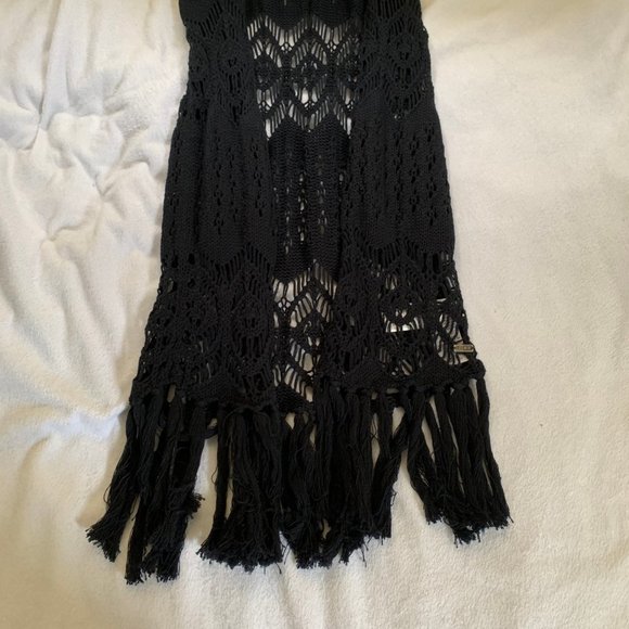 Navy Blue Short Sleeved Knit Roxy Cardigan - Picture 2 of 6